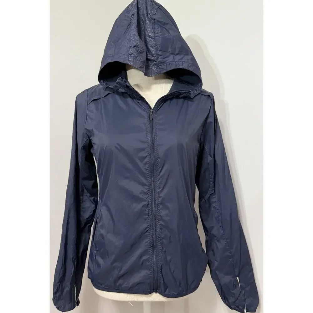 Smartwool Womens Small Blue Merino Sport Ultra Light Hoodie Jacket Full Zip - Picture 1 of 4